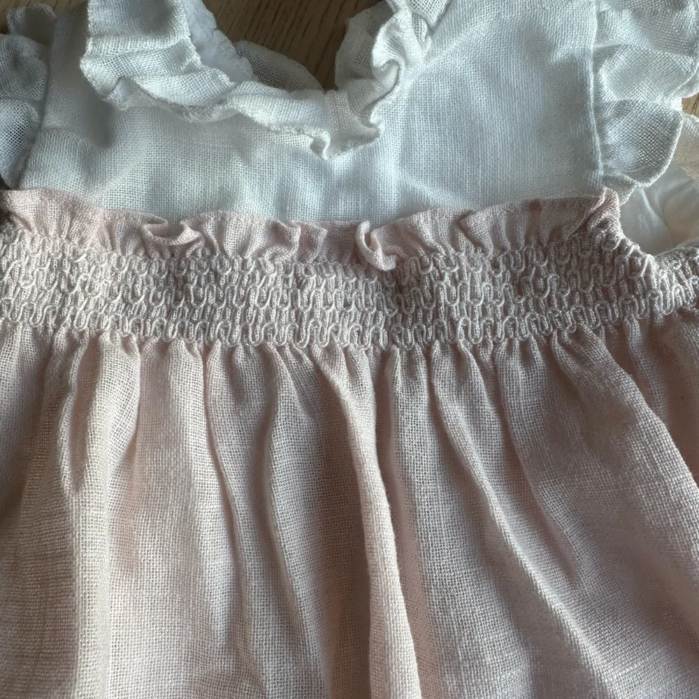 Mayoral Pink and White Kids Dress